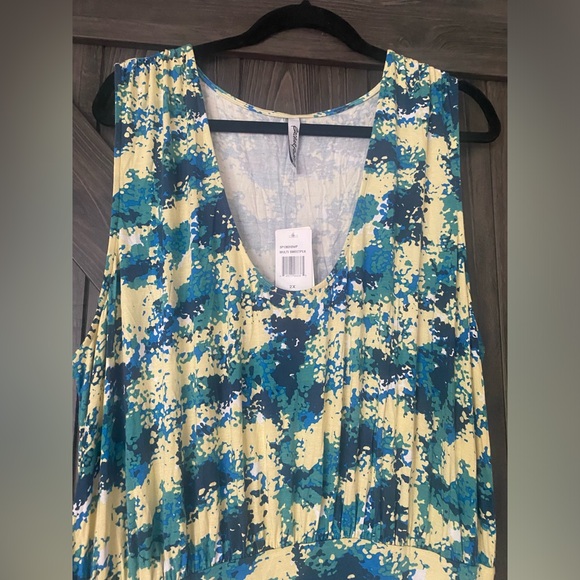 Colourful Rachel Pally "Everett" printed midi dress, NWT, sz 2X - Picture 2 of 6